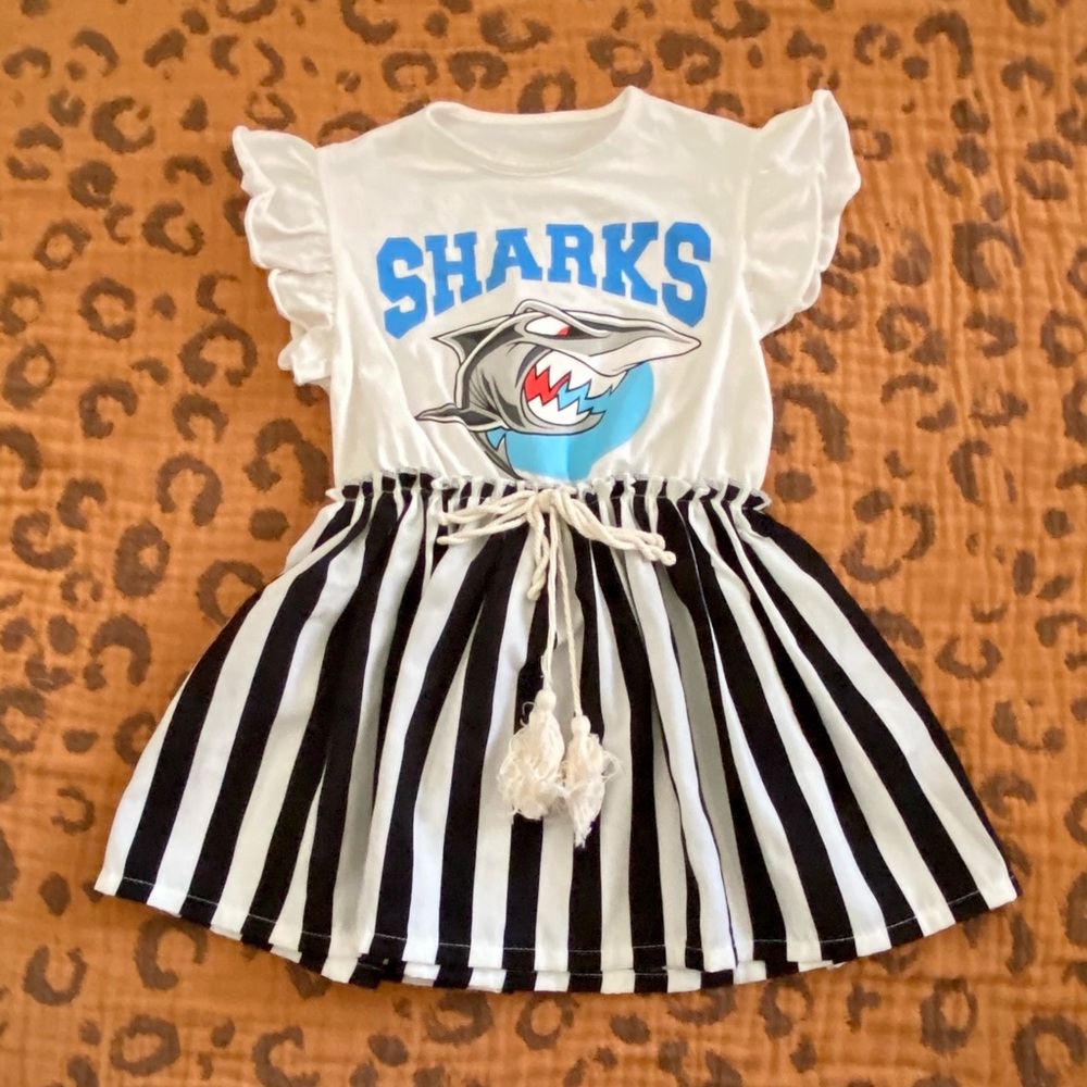 Shark Dress: Toddler girl